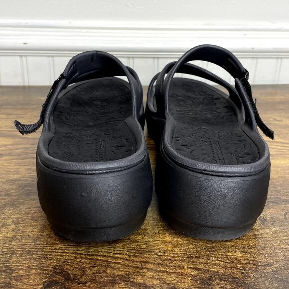 Skechers Size 11 Sandals Arch Fit Foamies Ascend Sweet Pea Slip On Adjustable - Picture 7 of 15